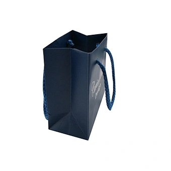 Custom Design Trapezoid Eco-Friendly Small Gift Paper Bag with Handles
